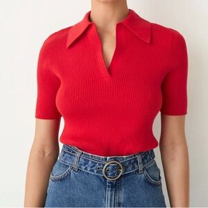 & Other Stories Fitted Collared Top